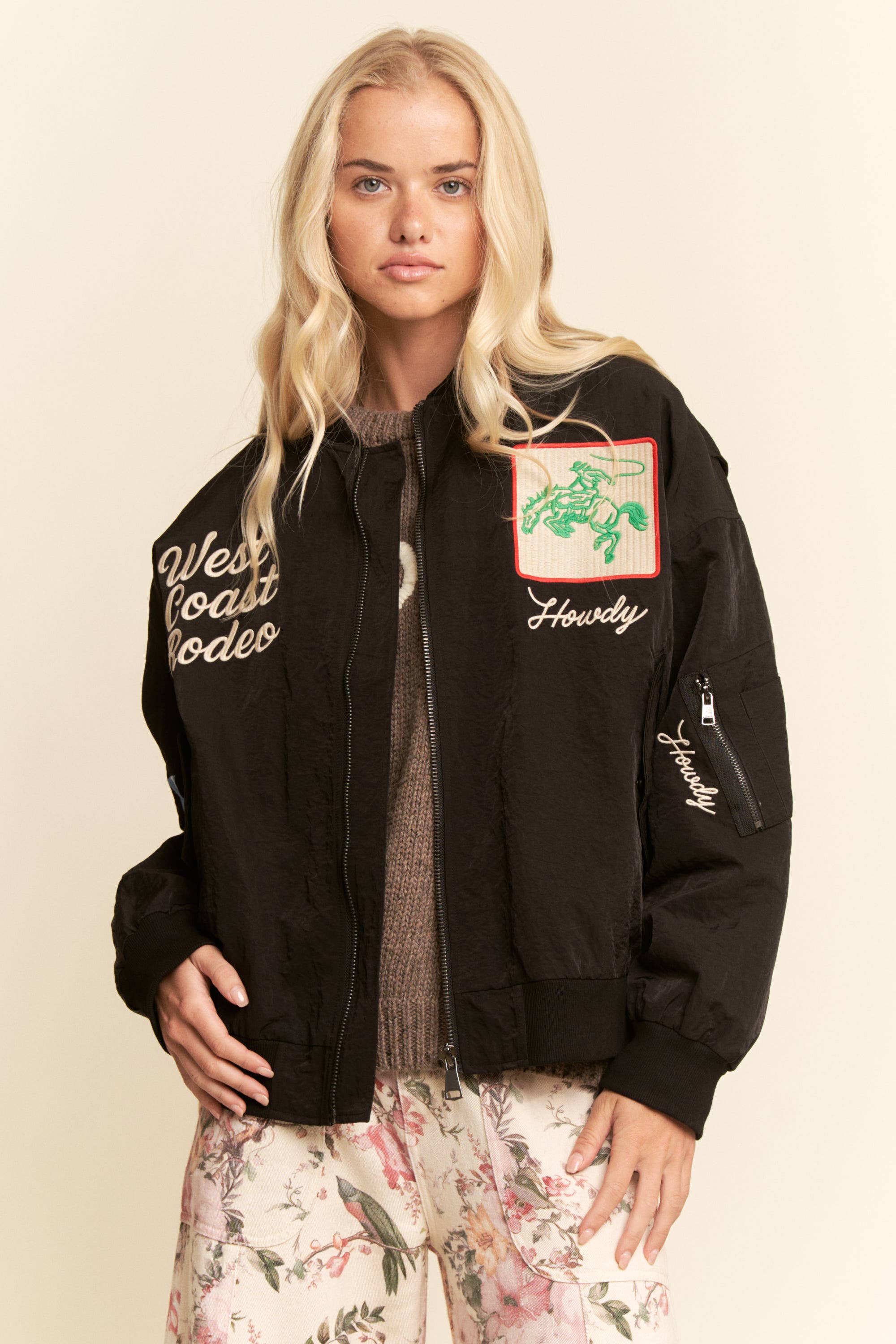West Coast Rodeo Bomber- Black