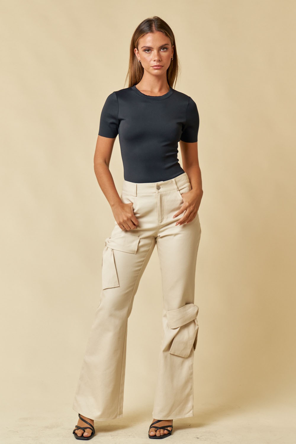 Kim Seamless Bodysuit- Black