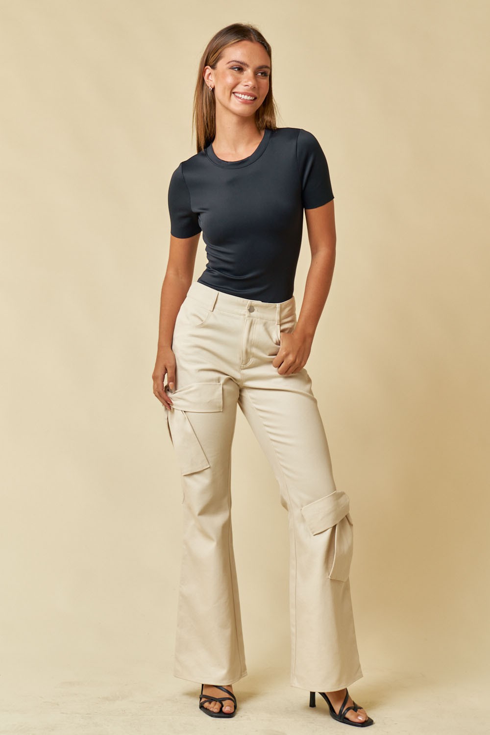 Kim Seamless Bodysuit- Black