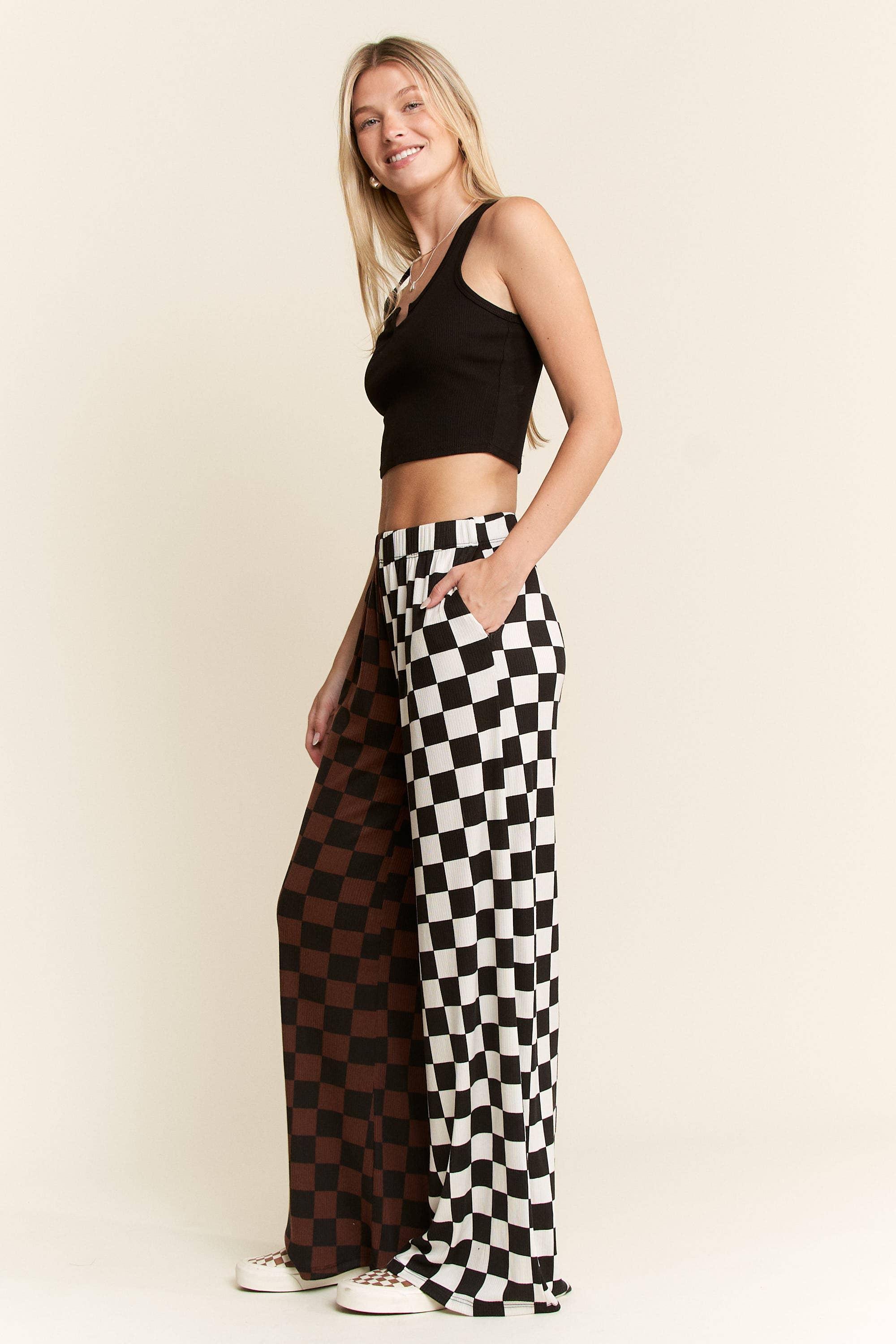 Split Decisions Checkered Pants