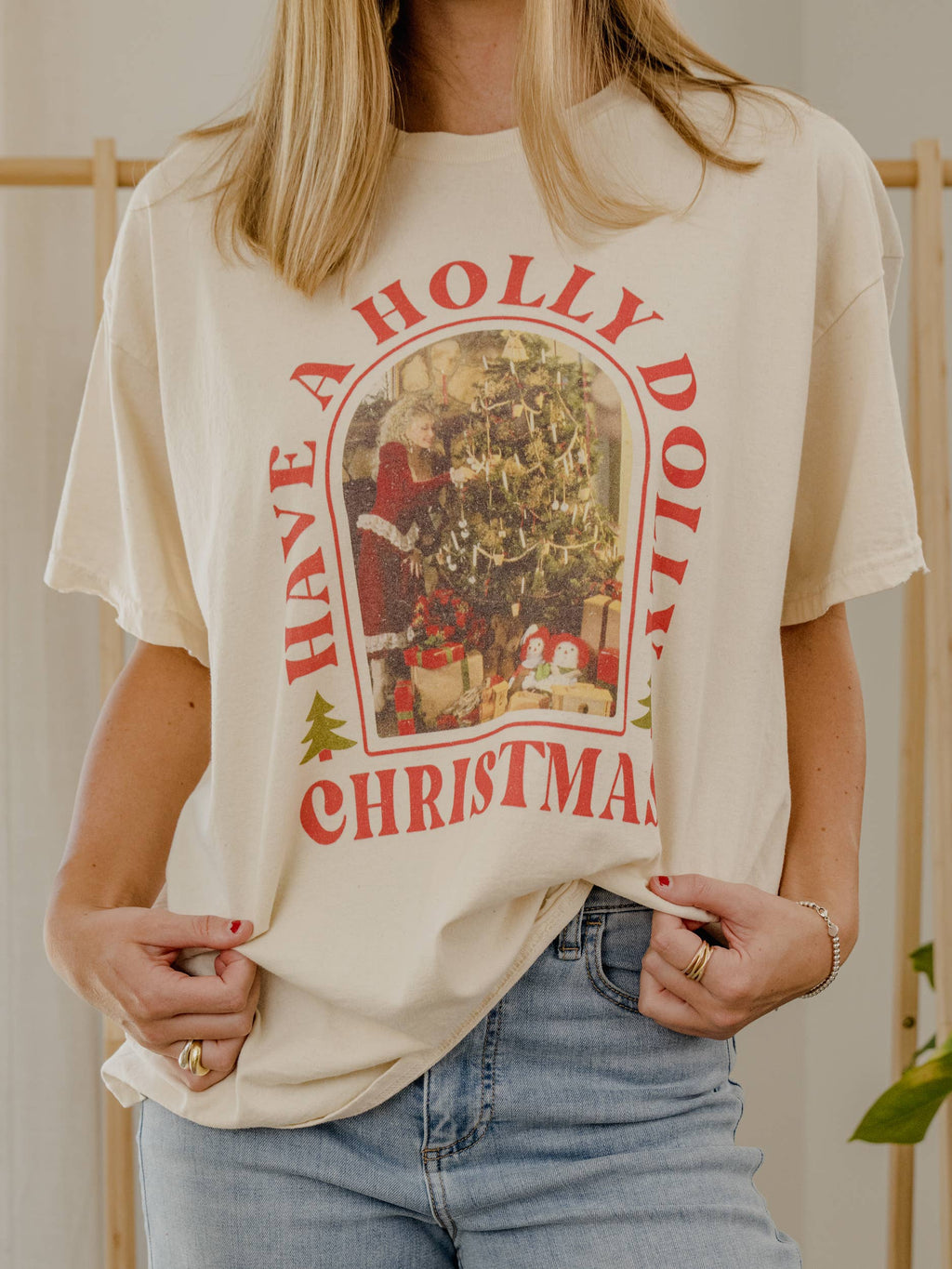 Have a Holly Dolly Christmas Tee