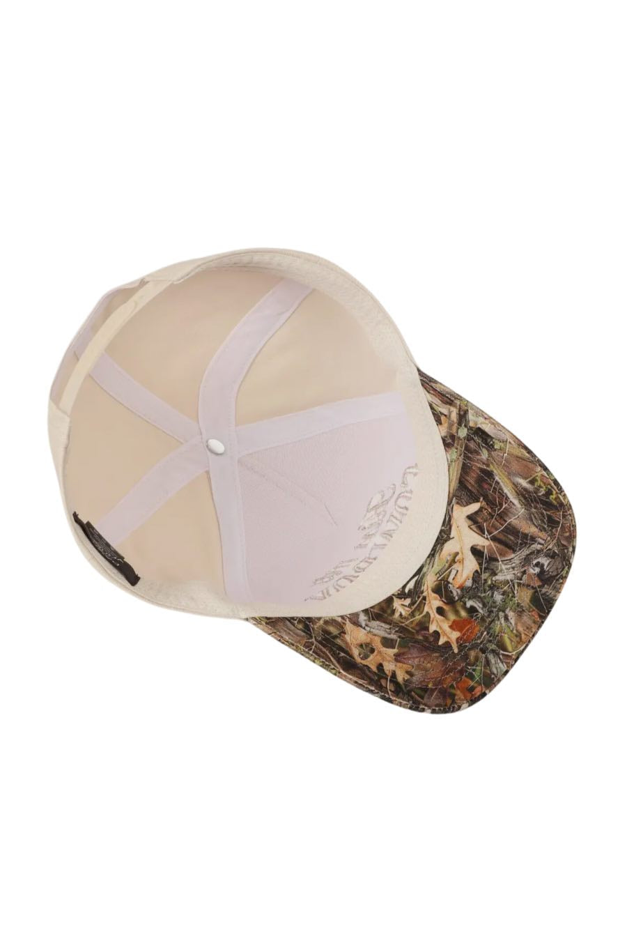 Kiss Me Cowboy Two Tone Camo Hat- Ivory