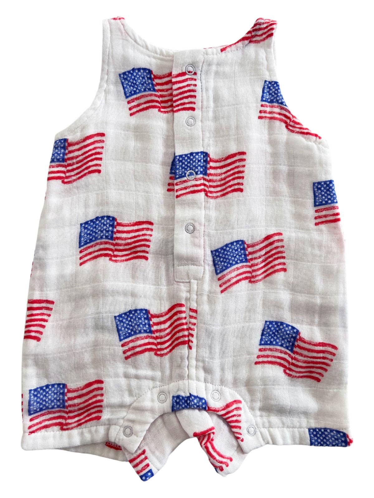SpearmintLOVE -American Flag Romper