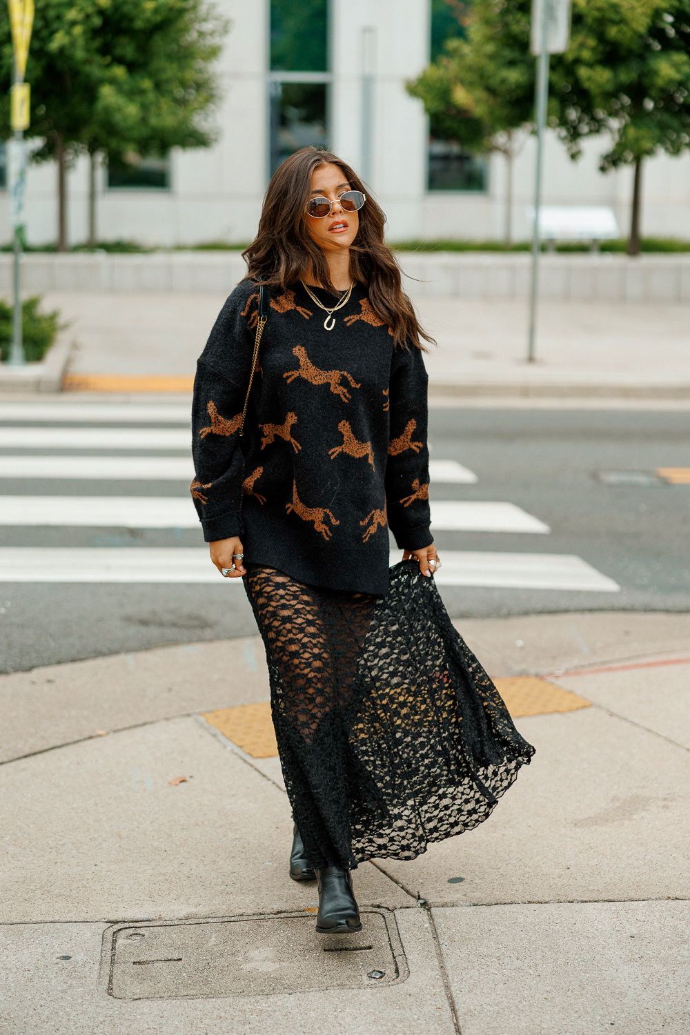 Moonlight Lace Maxi Skirt