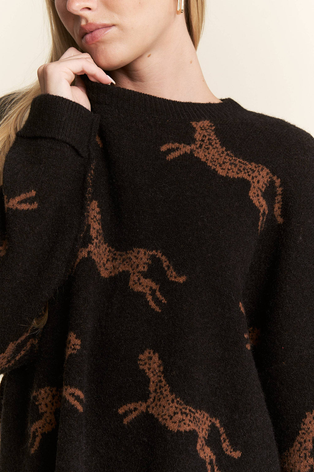 On the Prowl Cheetah Sweater