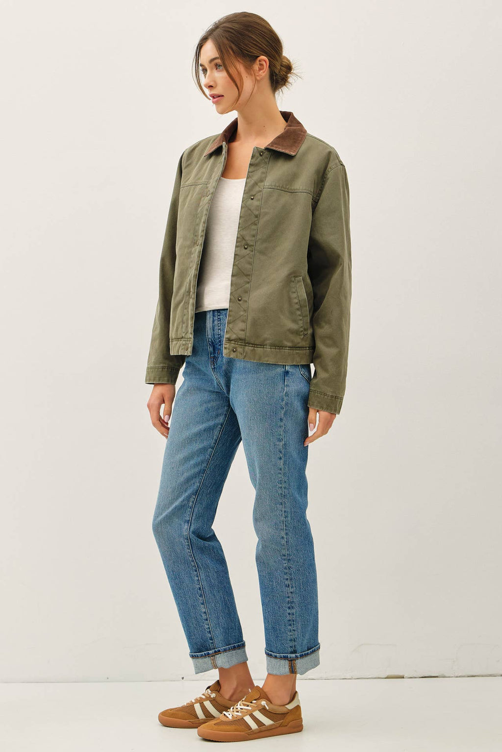 Classic Barn Jacket- Olive Green