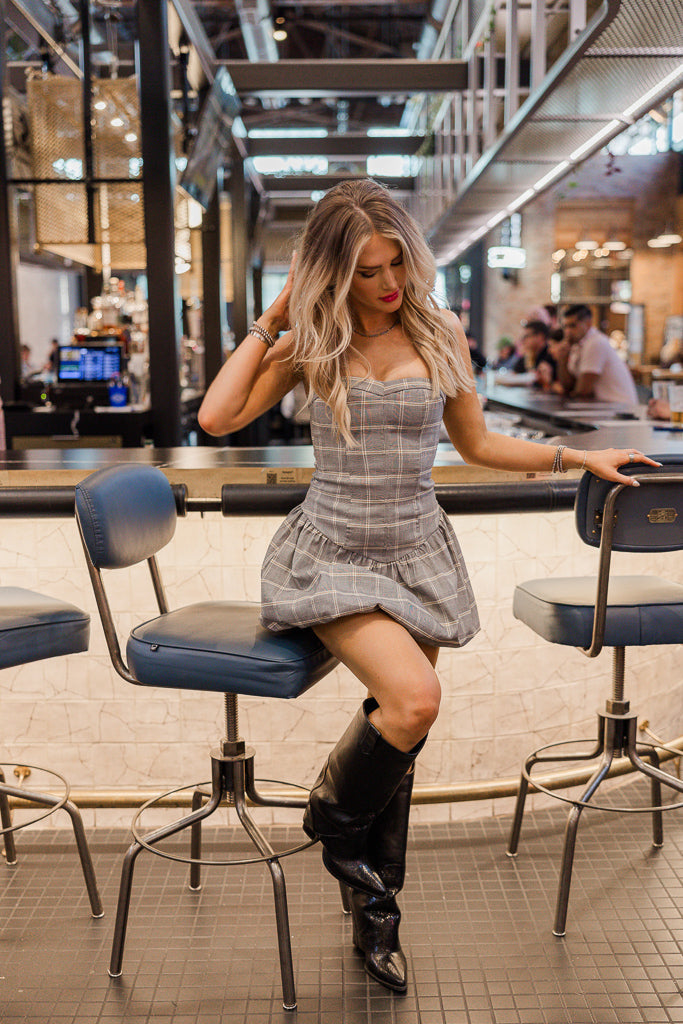 Emily Plaid Bubble Dress