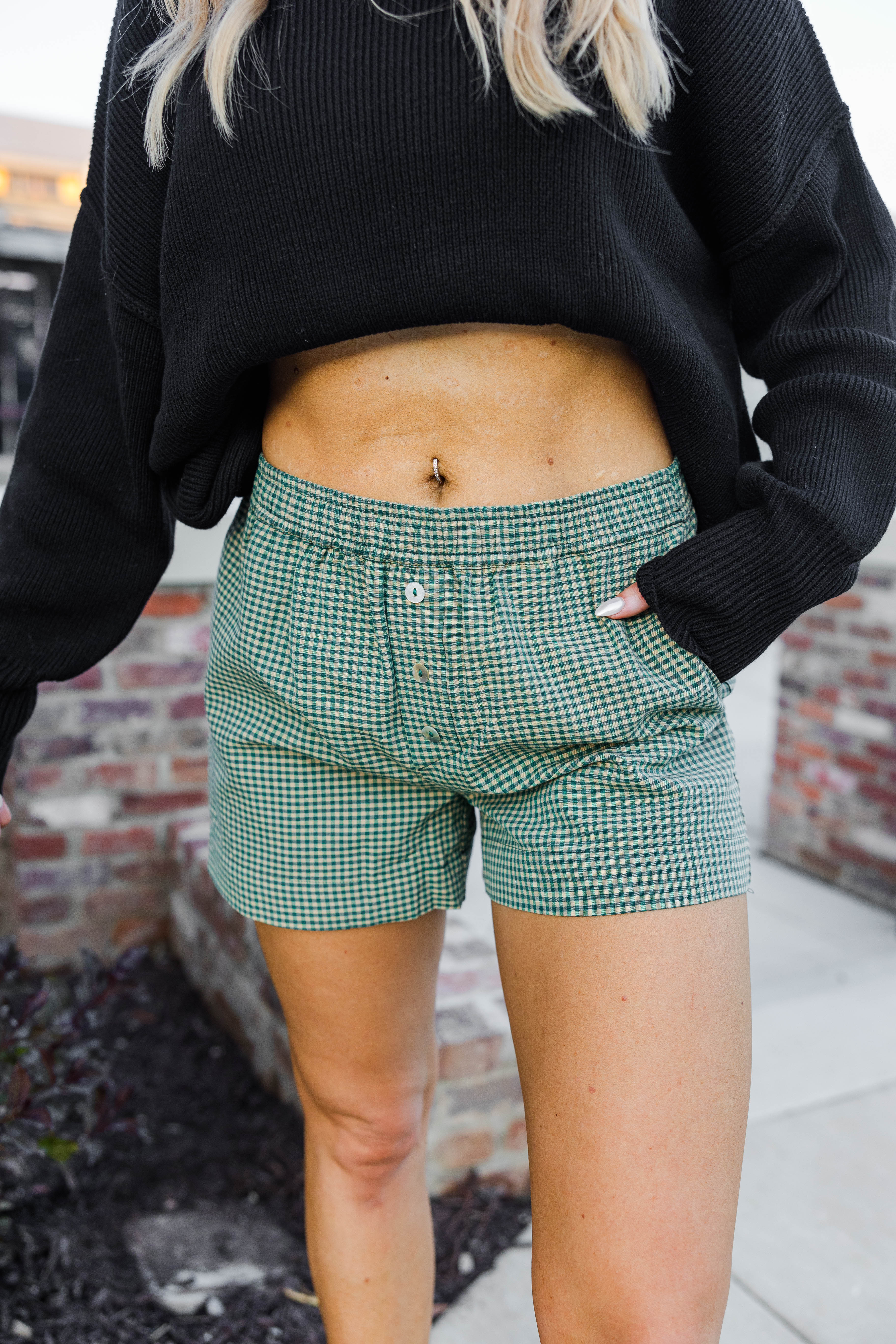 Sylvan Park Boxer Shorts- Green
