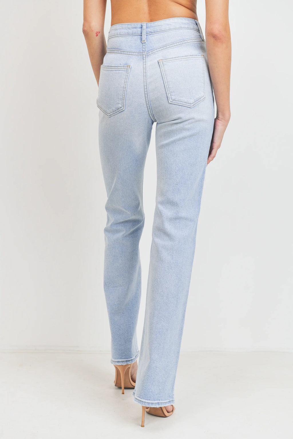 High Rise Vintage Slim Jeans - Bootcut