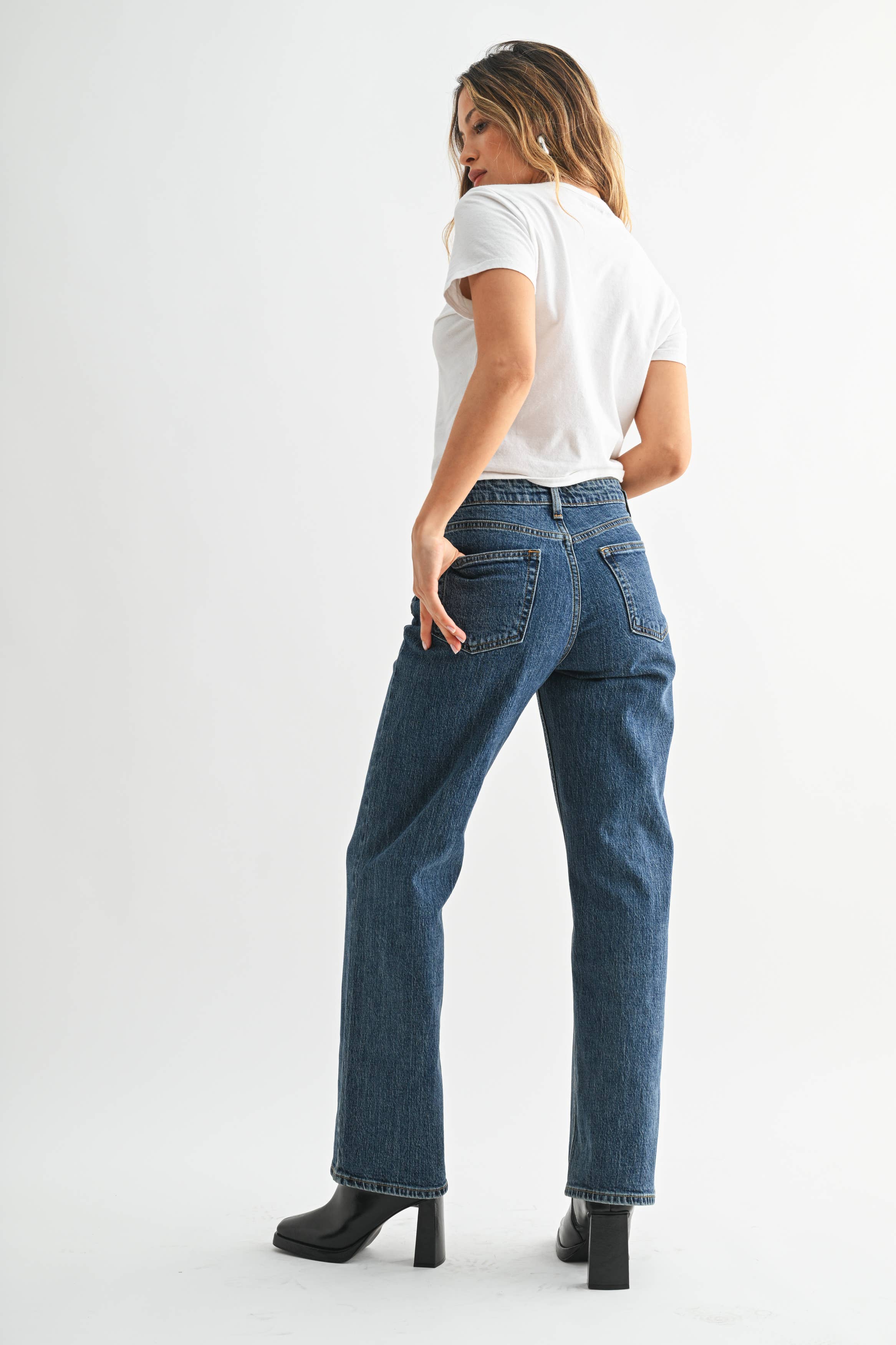 Audra Retro Straight Jeans