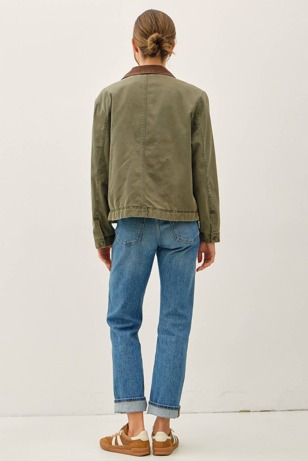 Classic Barn Jacket- Olive Green