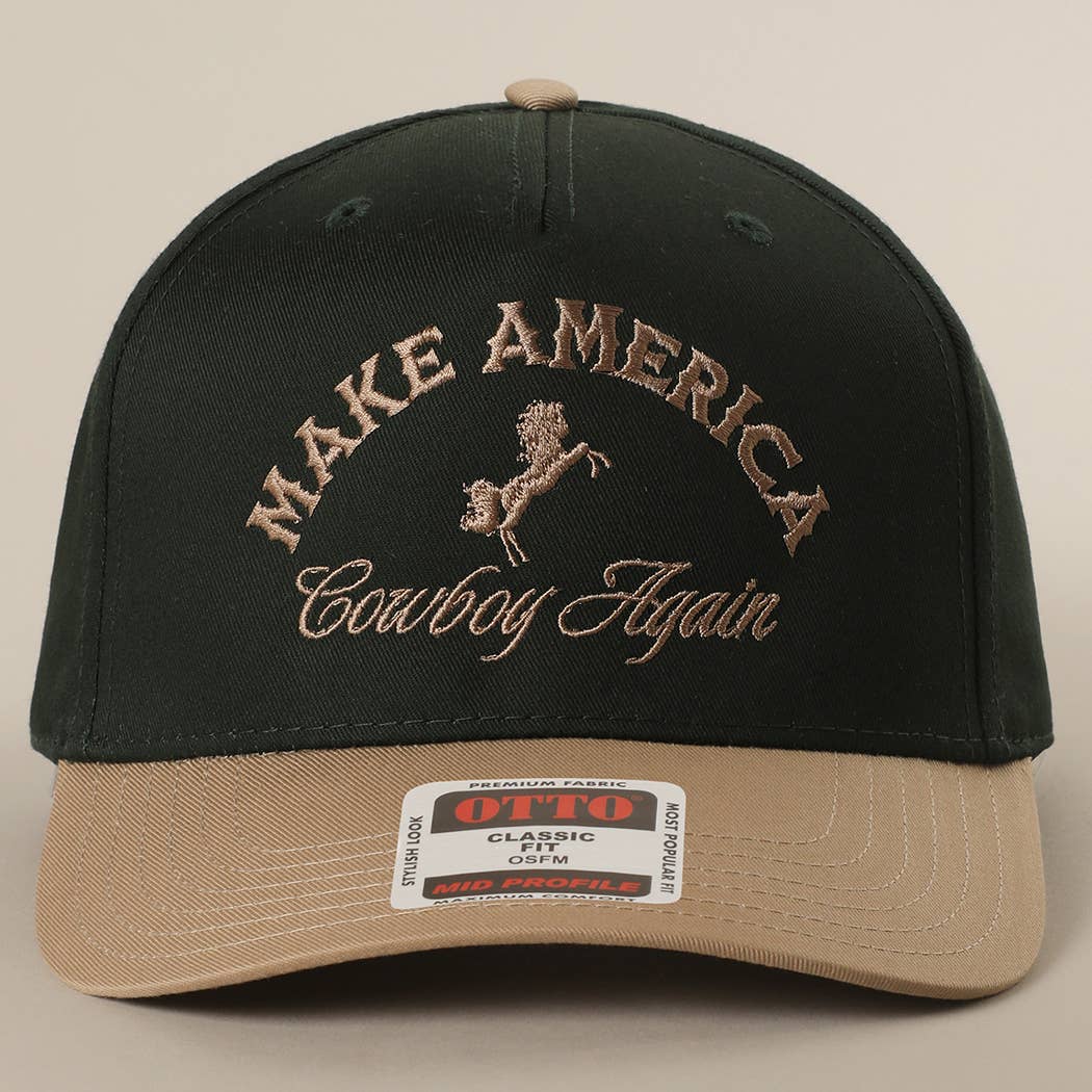 Make America Cowboy Again Trucker Hat