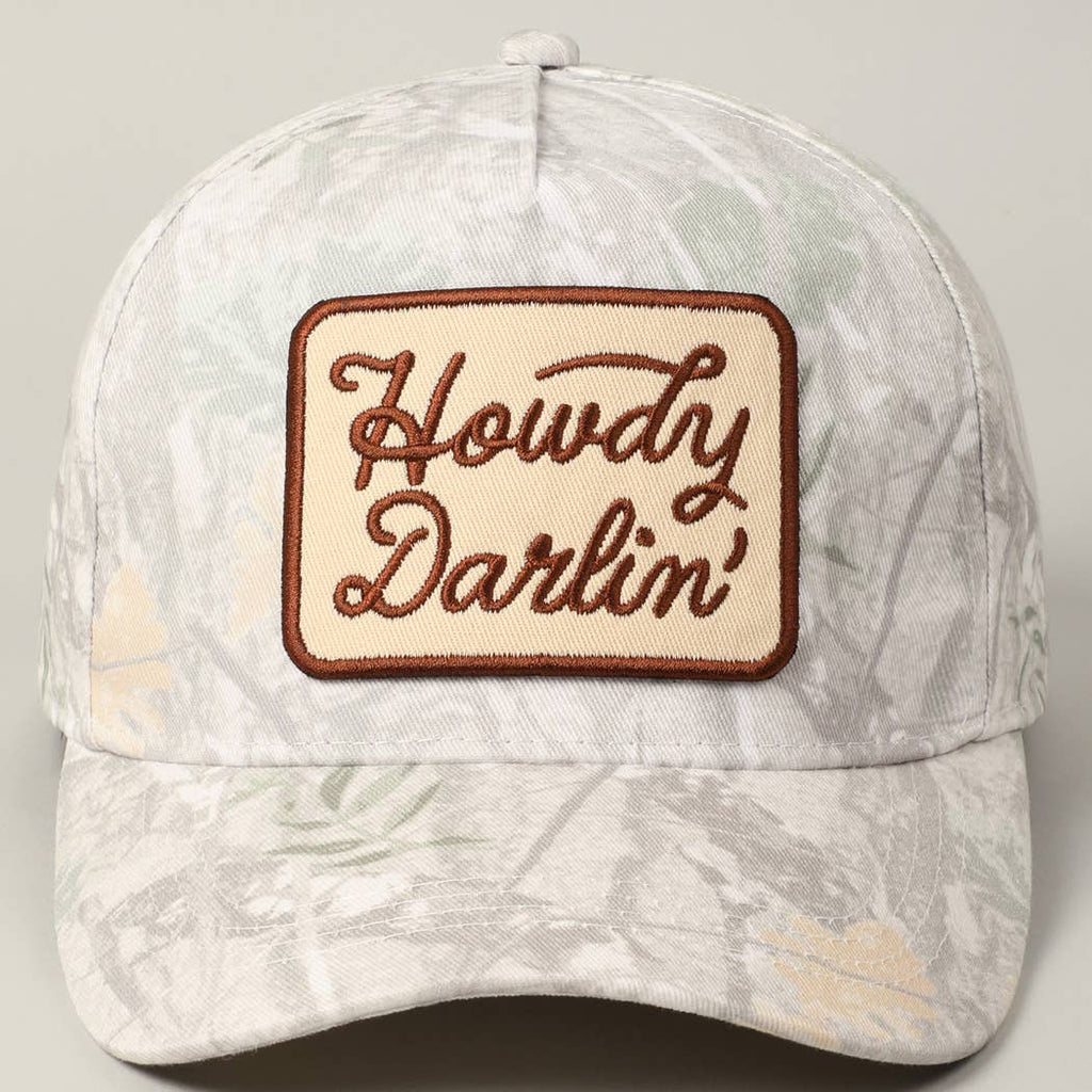 Howdy Darlin'  Hat - Light Camo