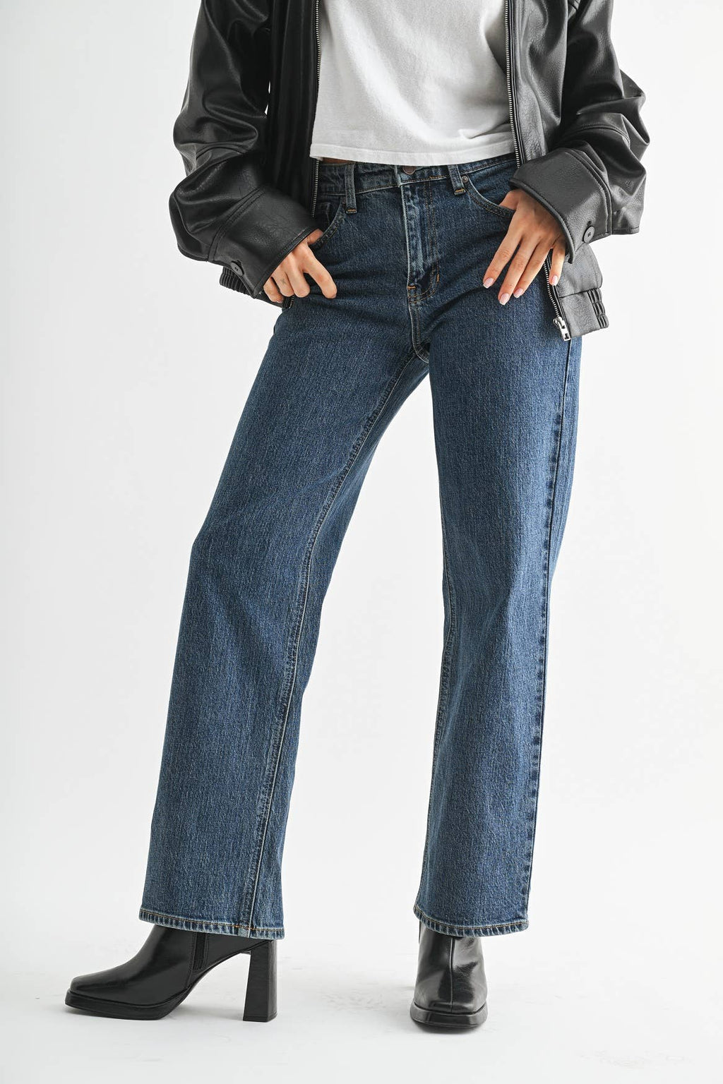 Audra Retro Straight Jeans