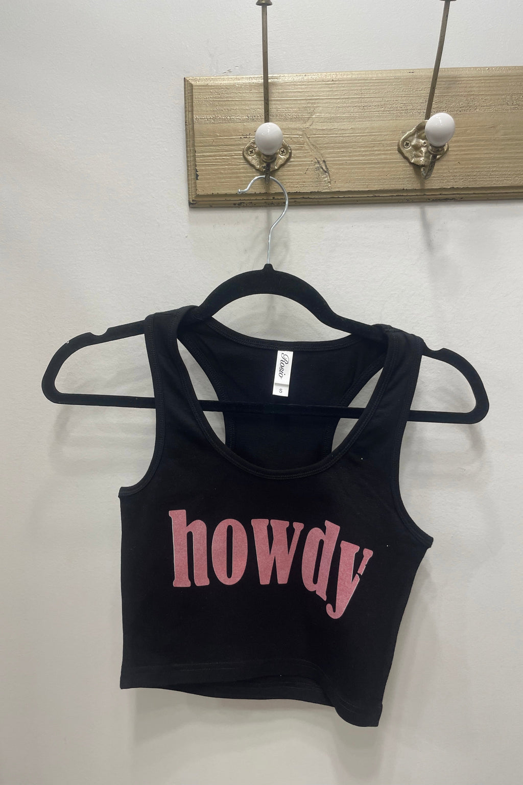 Howdy Racerback Tank - Black
