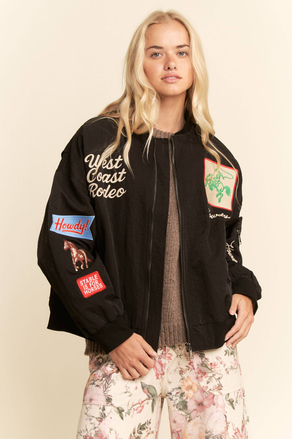 West Coast Rodeo Bomber- Black
