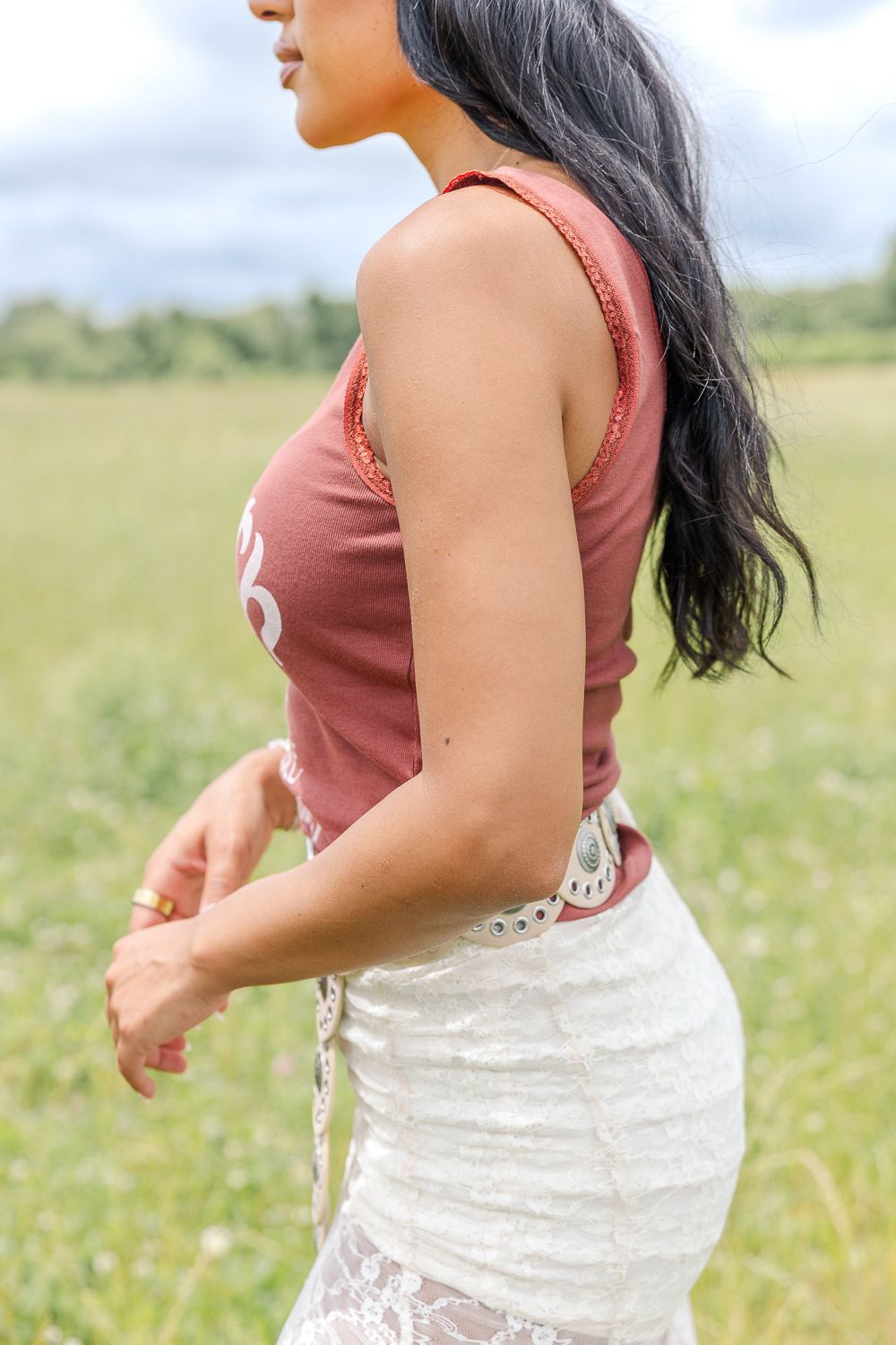 Smooth as Tennessee Whiskey Lace Tank