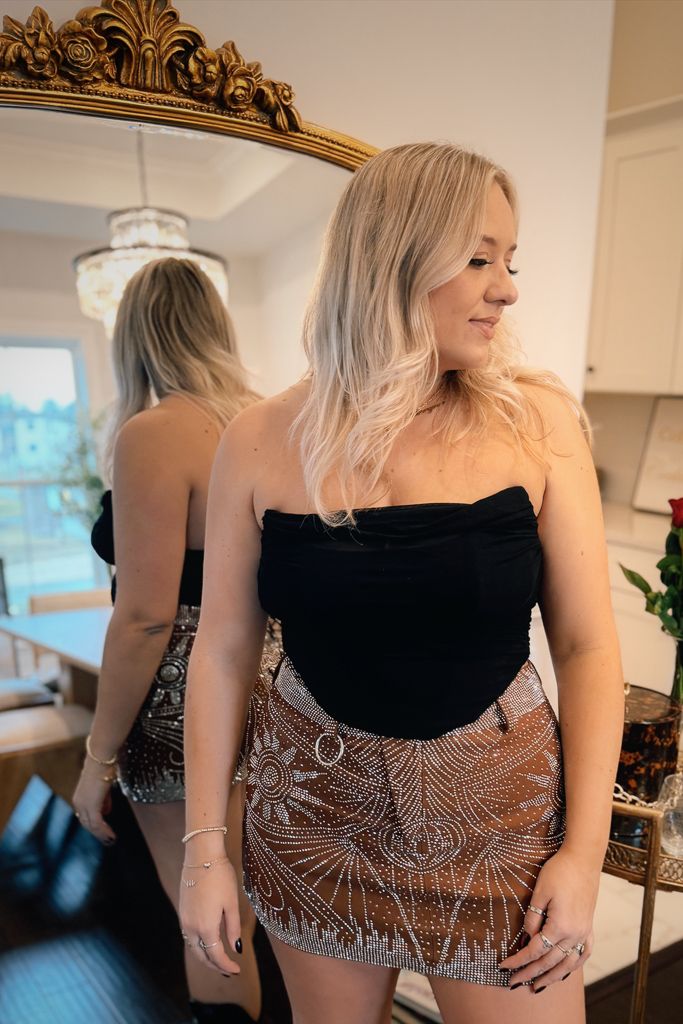 Romantic Corset Top - Black