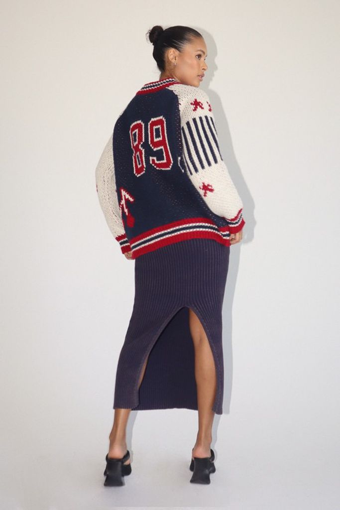 Kelsie Knit Midi Skirt