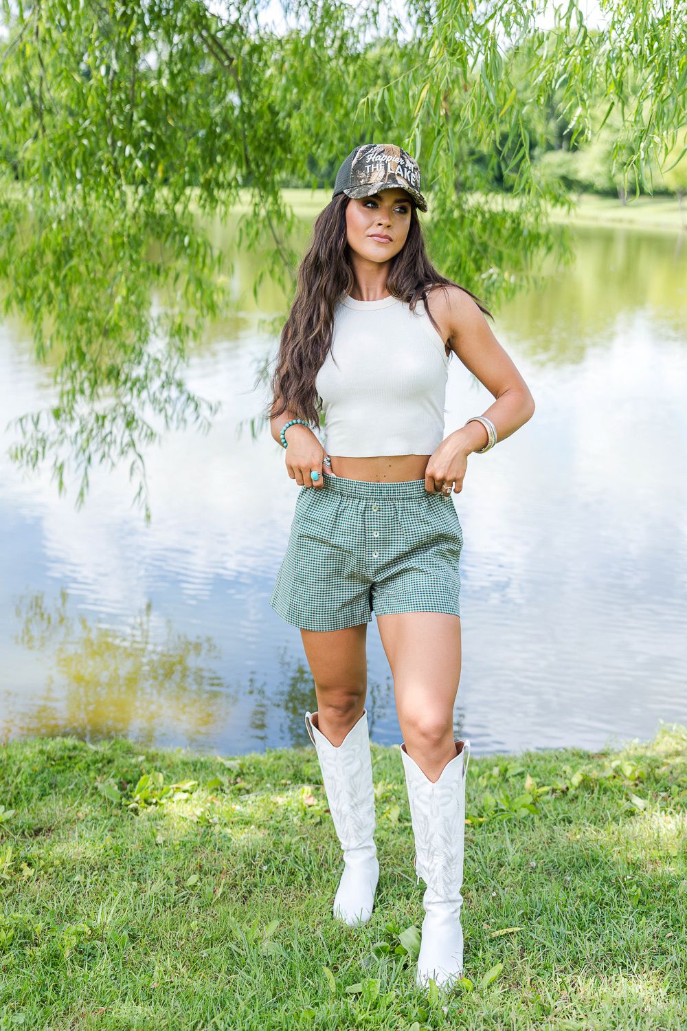 LA Basic Crop - Cream