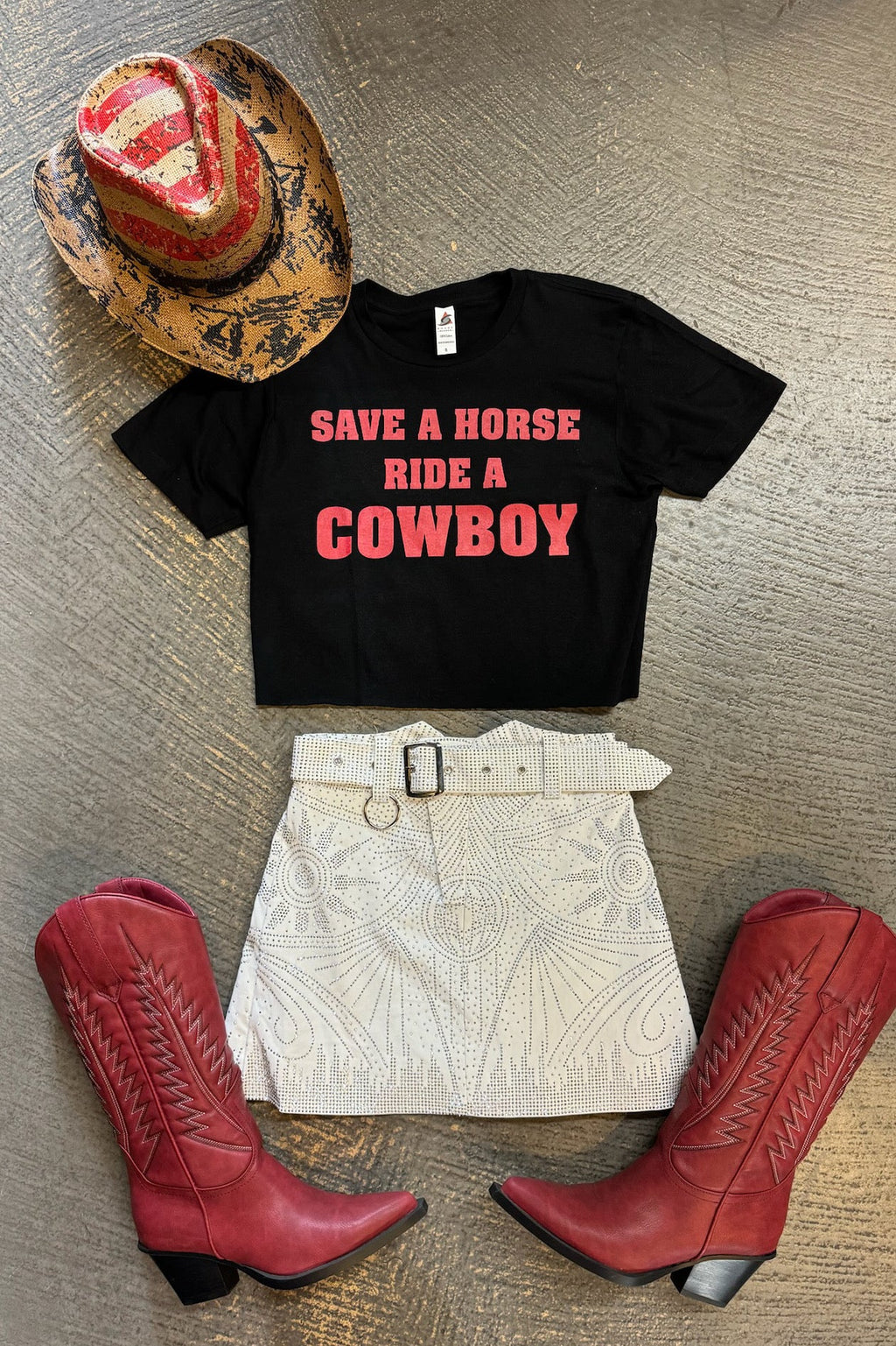 Save A Horse Ride A Cowboy Graphic Tee