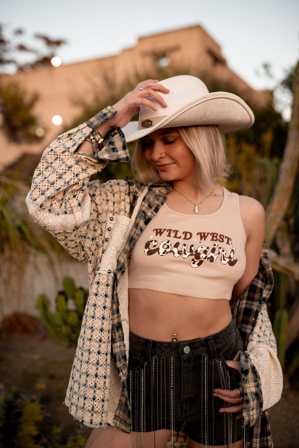 Rustic Rebel Studded Shacket