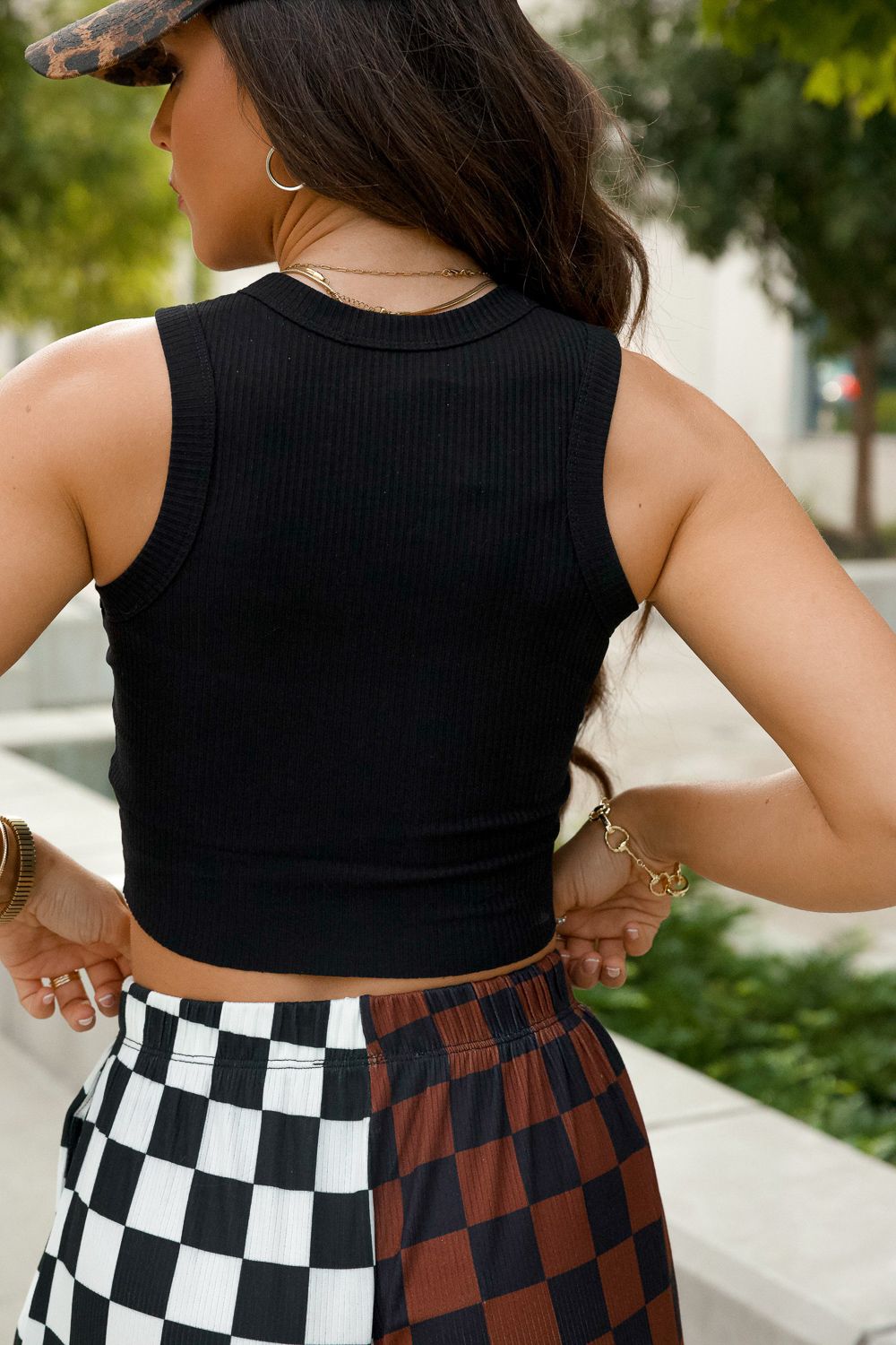 LA Basic Crop - Black