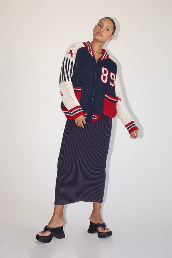 Kelsie Knit Midi Skirt