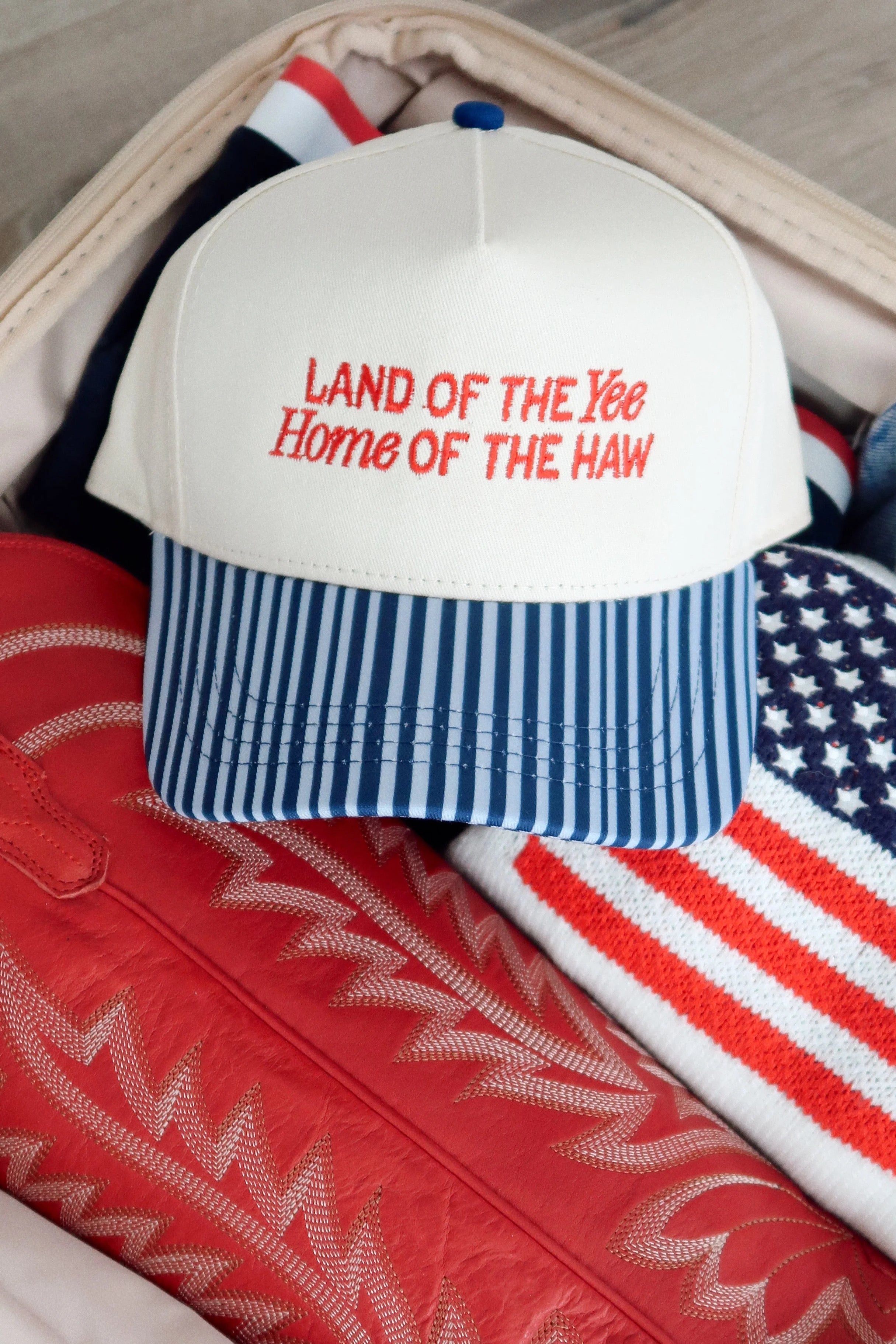 Pre-Order Land Of The Yee Home Of The Haw Embroidery Hat