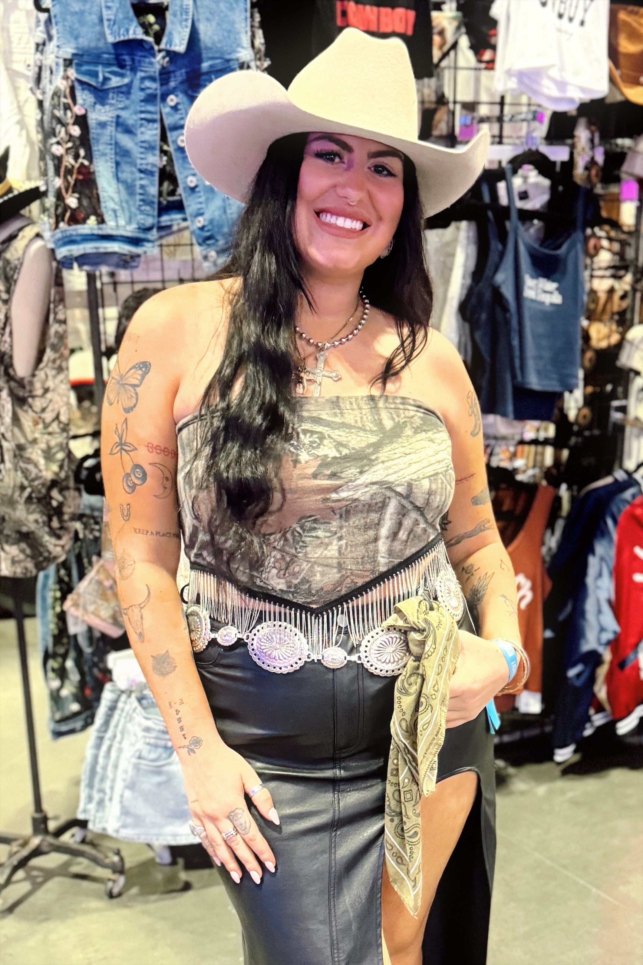 Pre-Order Repurposed Camo Tube Top