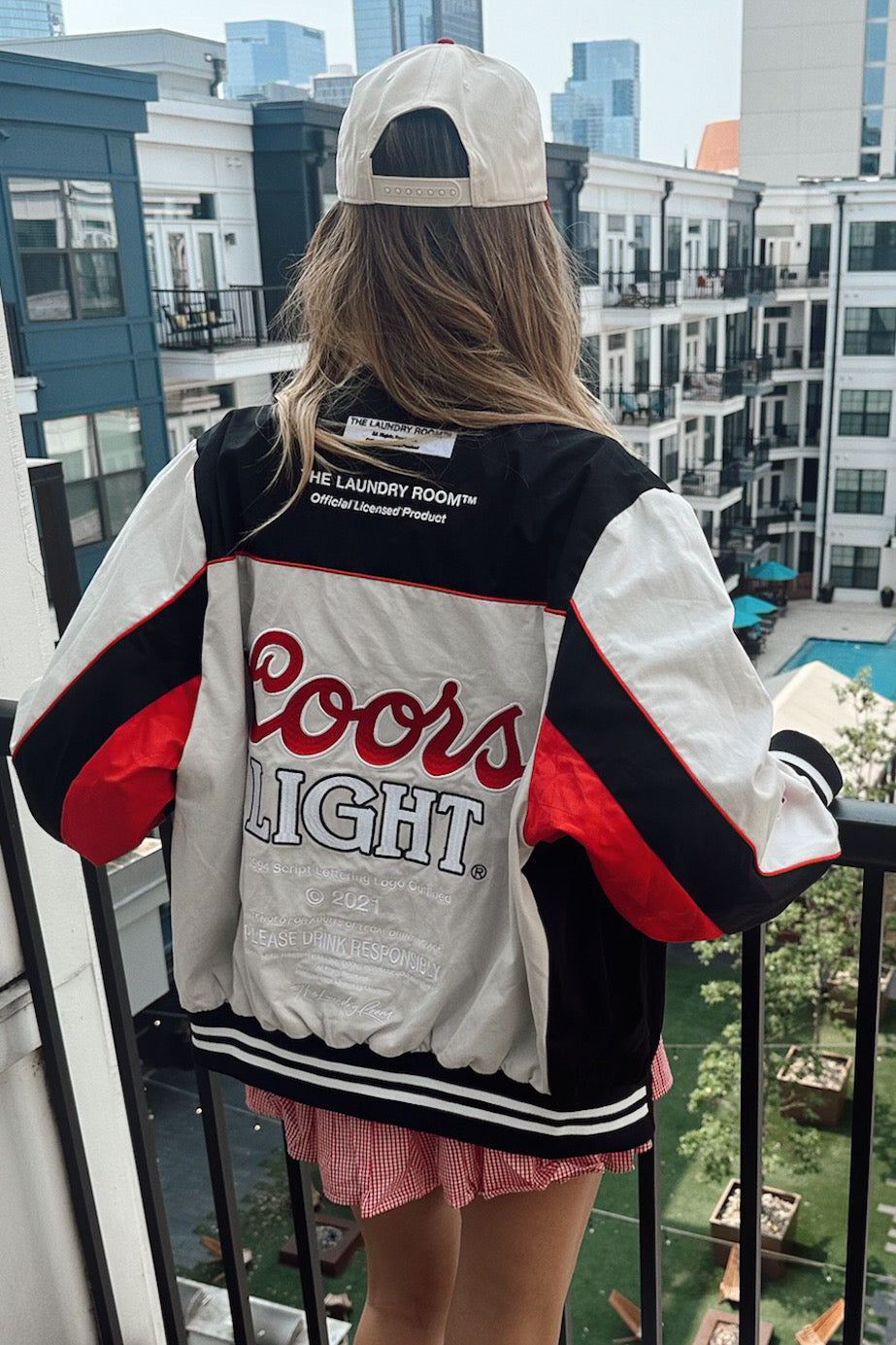 Coors Light Official Team Racing Jacket- Black