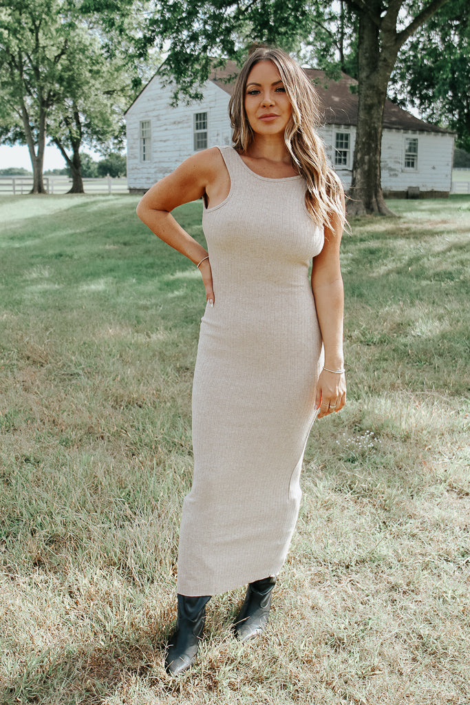 Amber Knit Maxi Dress
