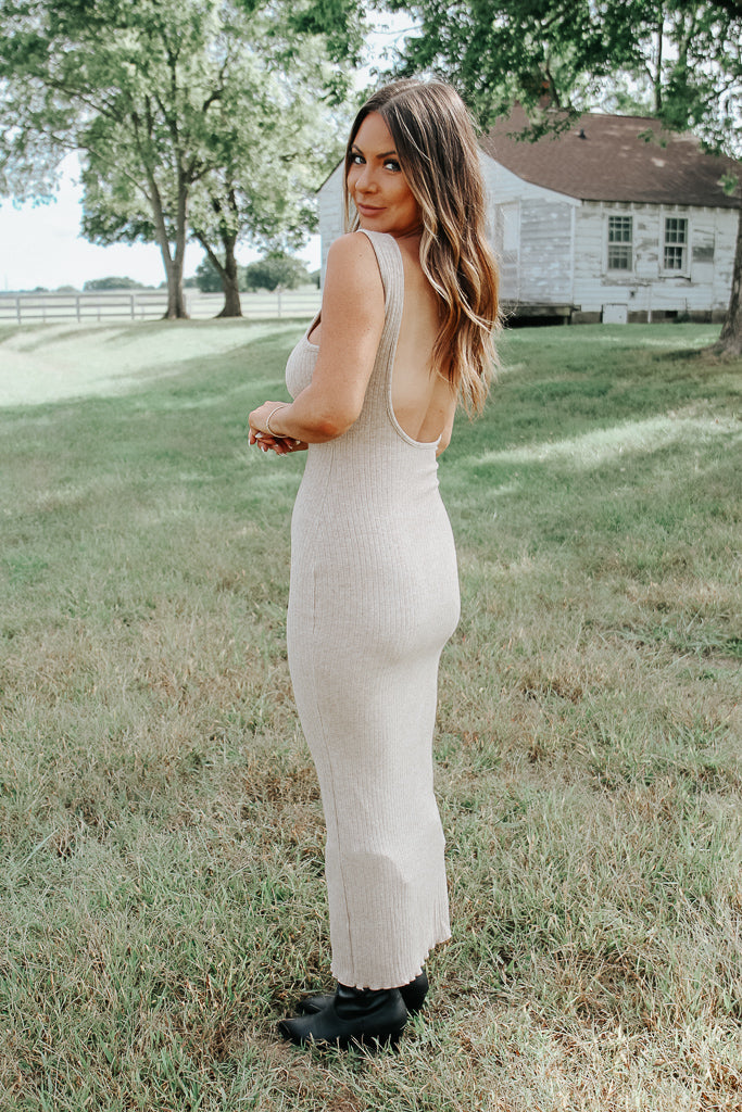 Amber Knit Maxi Dress