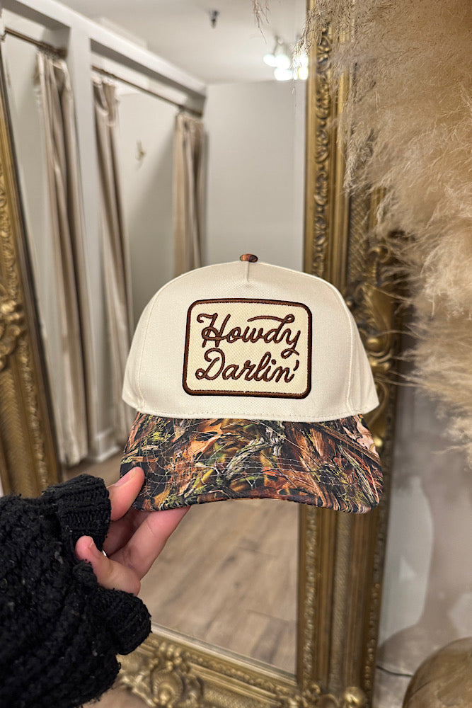 Howdy Darlin'  Patch Two Tone Hat