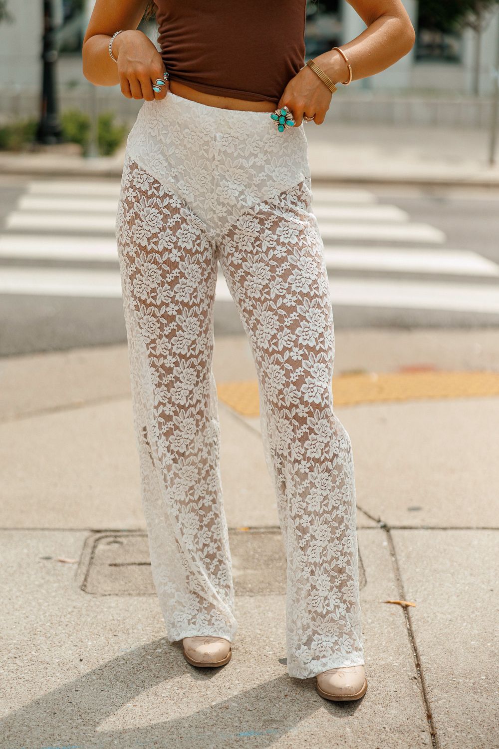 Allison Pants- White
