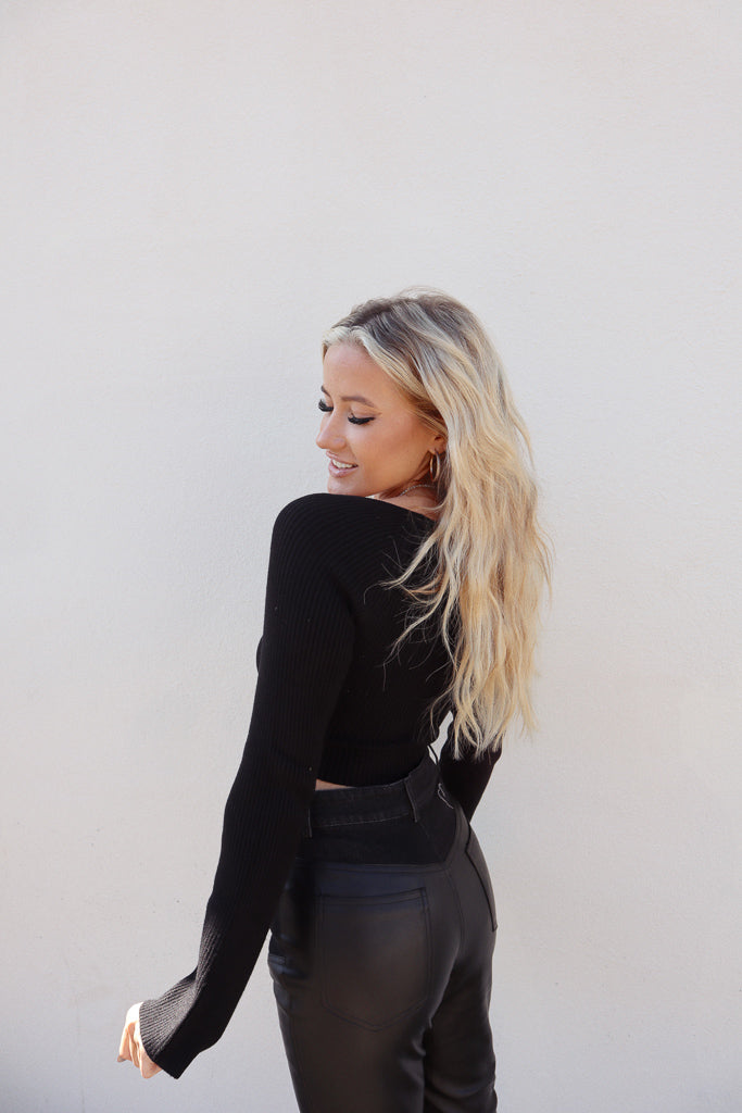 Mia Square Neck Long Sleeve