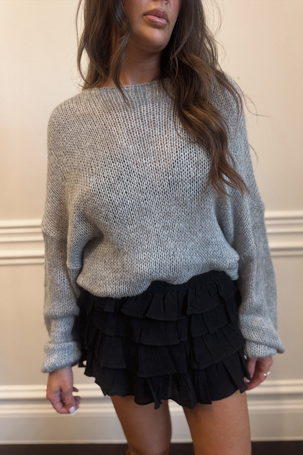 Heather Grey Sweater