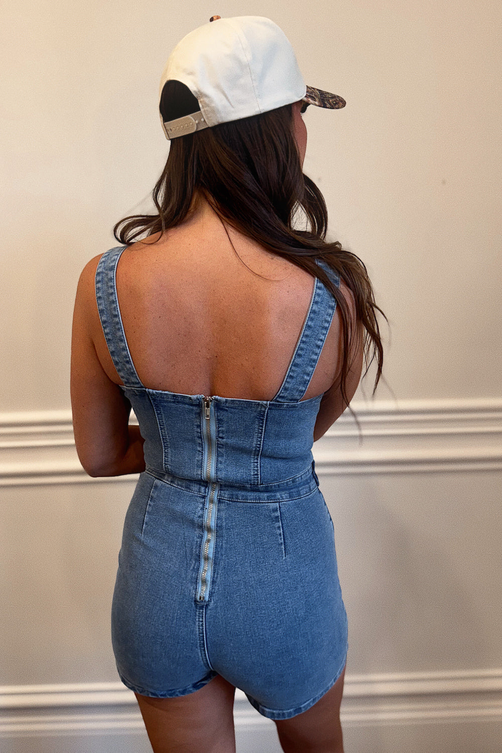 Center Stage Rhinestone Romper