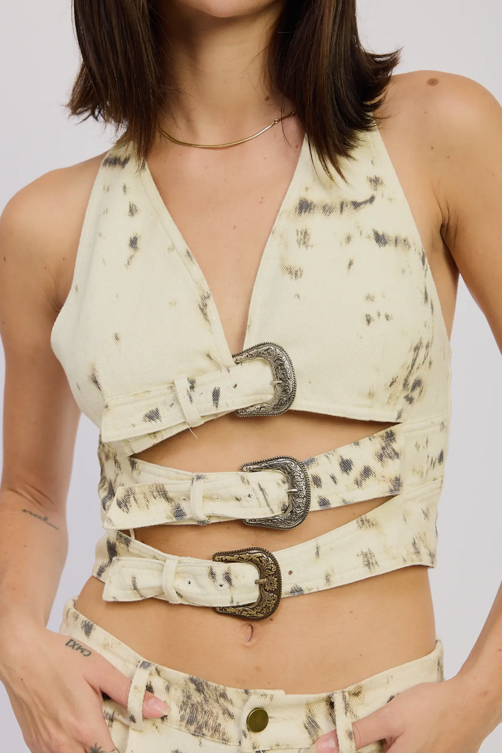 Montana Buckle Halter Top