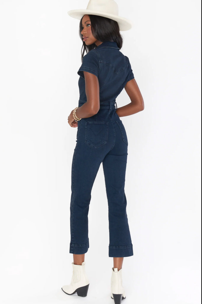 Show Me Your Mumu Cropped Everhart Jumpsuit - Thunder
