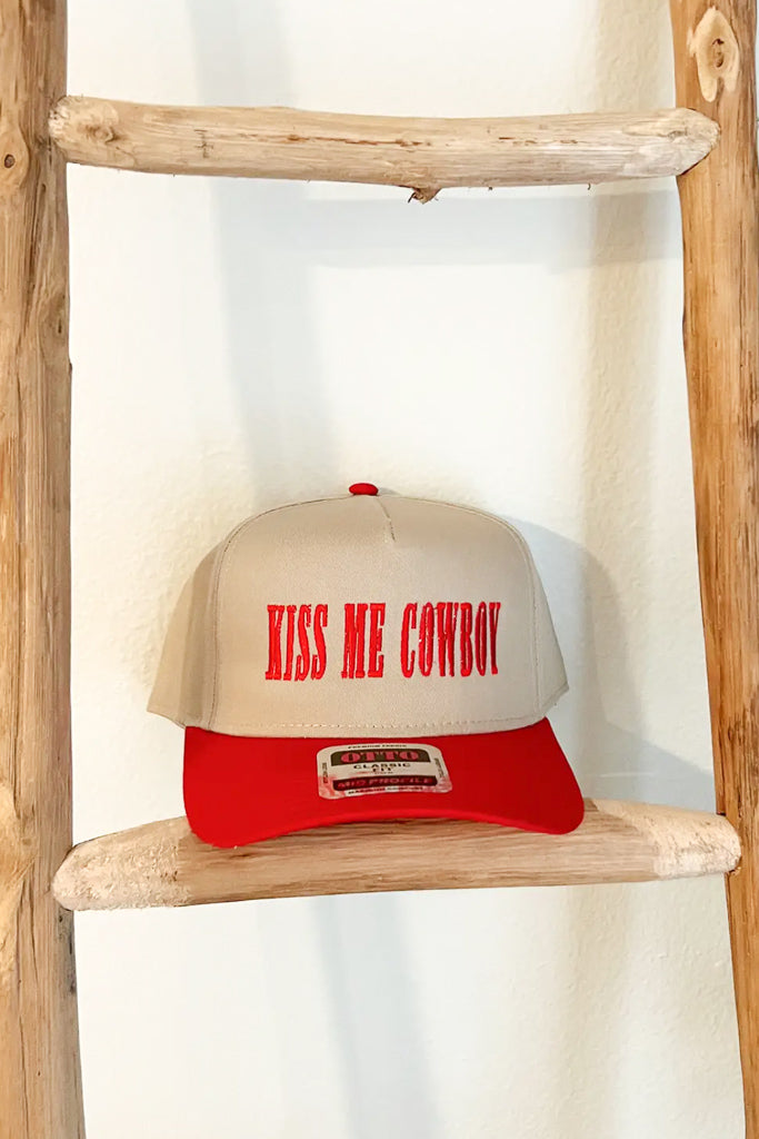 Kiss Me Cowboy Trucker Hat