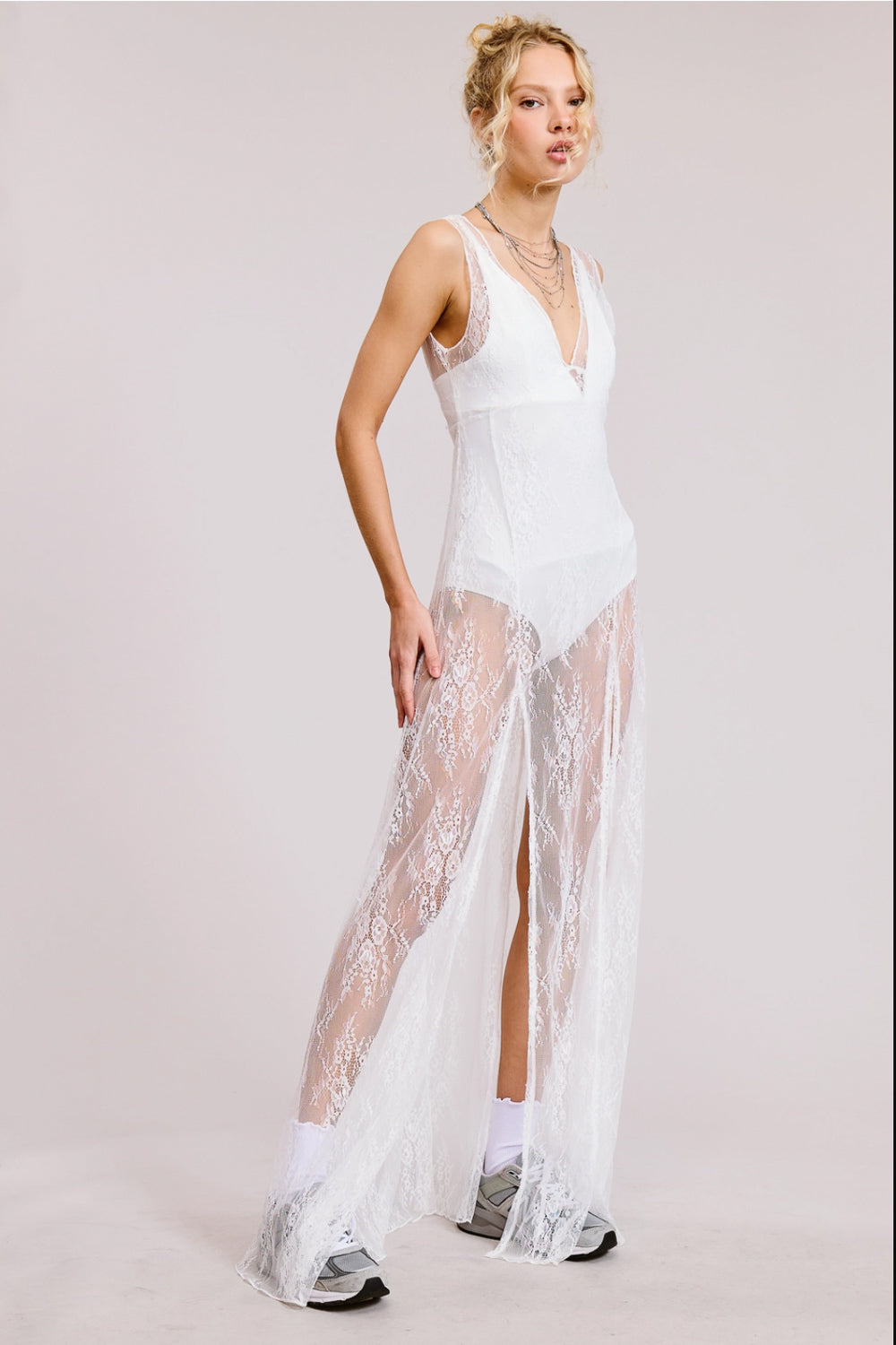 Wanted & Wild Dress- White