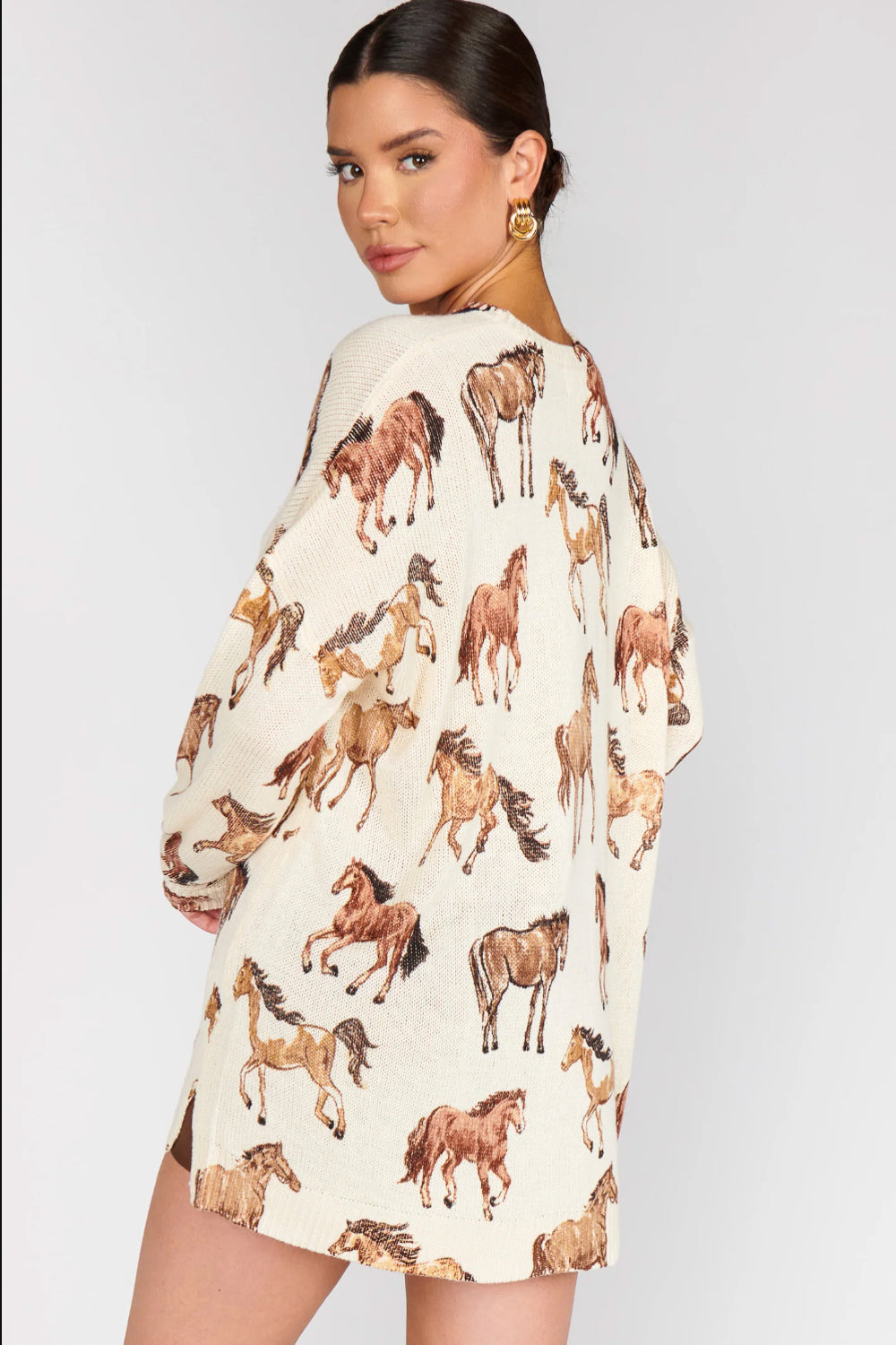 Mumu Bonfire Sweater- Horse