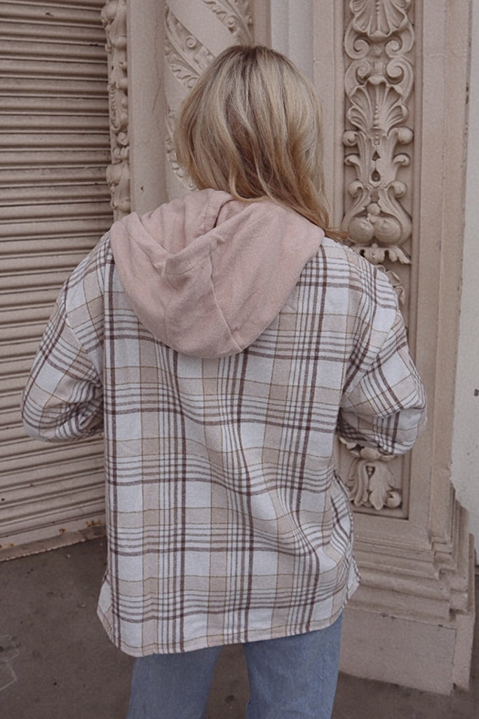 Parker Plaid Hooded Flannel