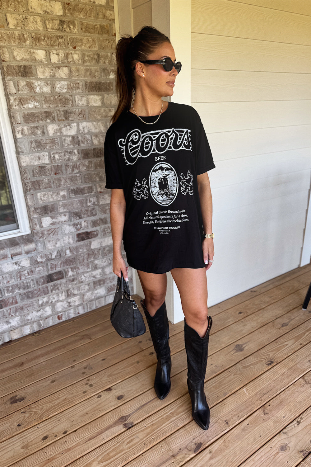 Coors Original Oversized Tee- Black