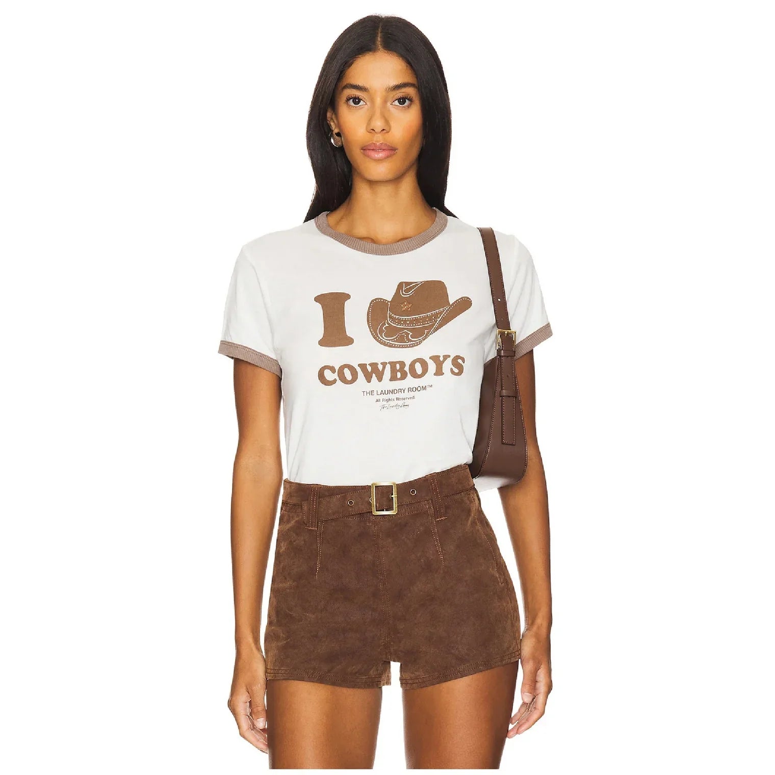 I Heart Cowboys - Perfect Ringer Tee