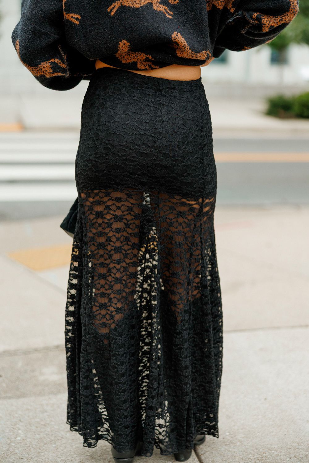 Moonlight Lace Maxi Skirt
