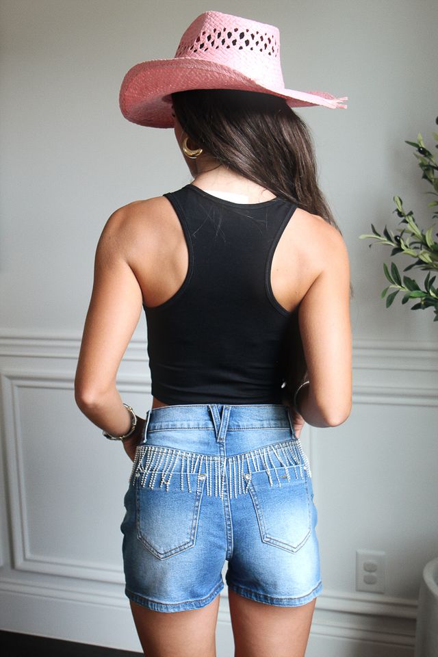 Howdy Racerback Tank - Black