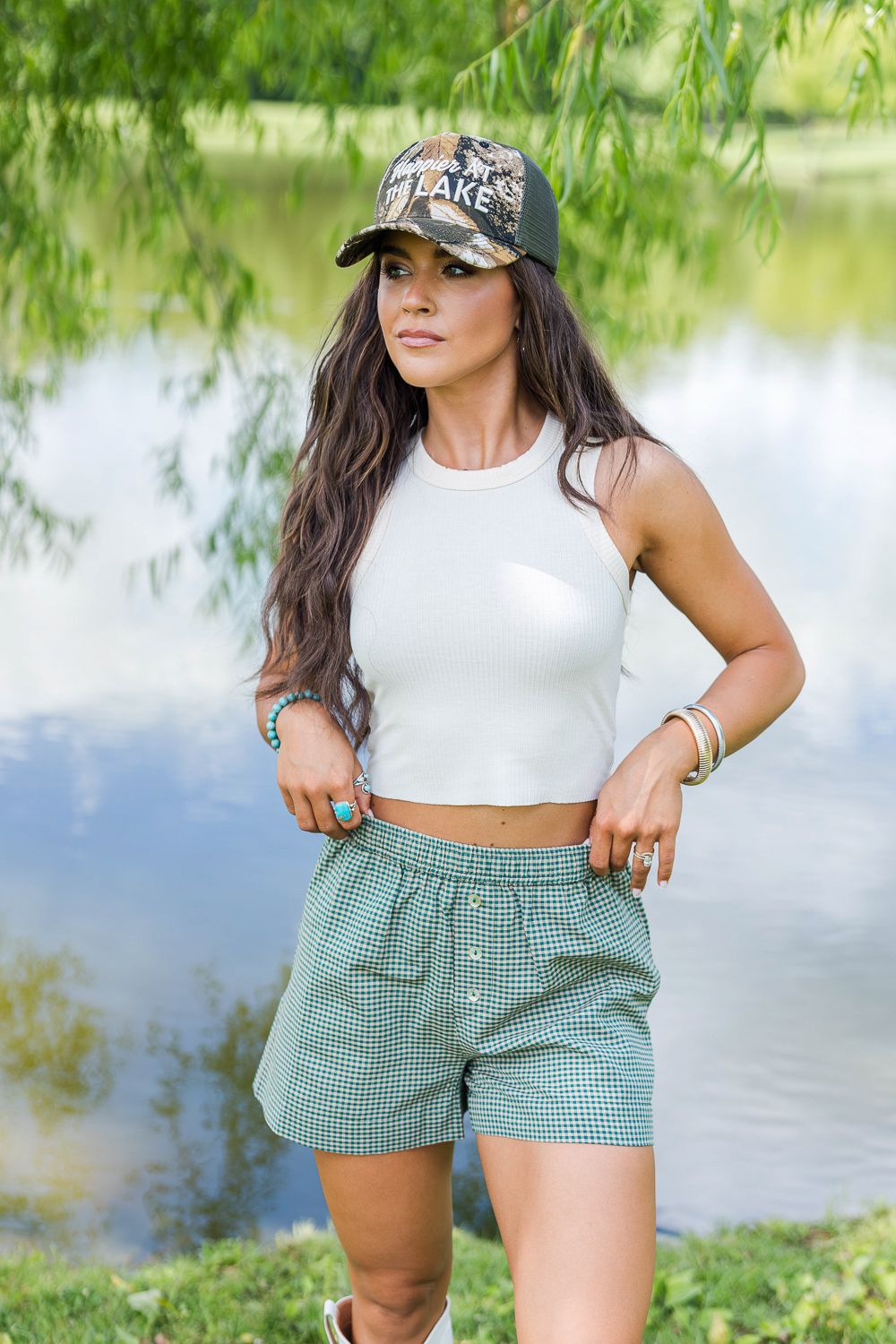 LA Basic Crop - Cream