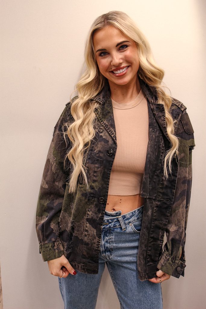 Brad Paisley Acid Wash Camo Jacket